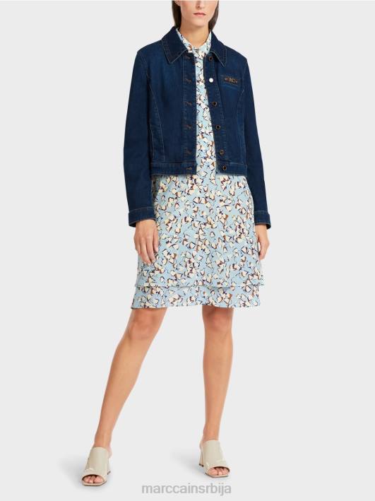 тексас јакна "промислимо заједно". Marc Cain D688444 старински индиго одећу