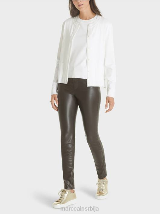 кардиган "преиспитамо заједно" Marc Cain D688452 прљаво бело одећу