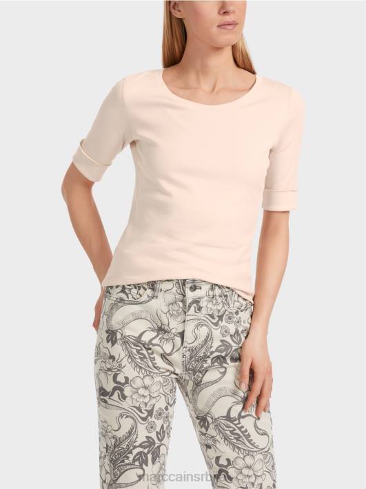 обична мајица са 3/4 рукавима Marc Cain D6881234 цвет бадема одећу