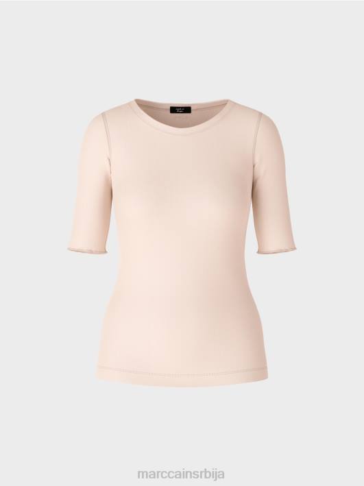 обична мајица са 3/4 рукавима Marc Cain D6881234 цвет бадема одећу