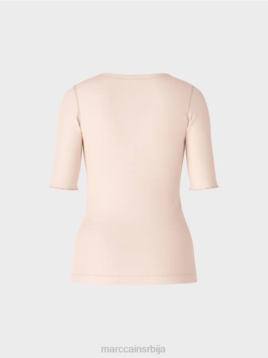 обична мајица са 3/4 рукавима Marc Cain D6881234 цвет бадема одећу