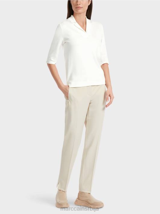 мајица са 3/4 рукавима Marc Cain D6881300 прљаво бело одећу