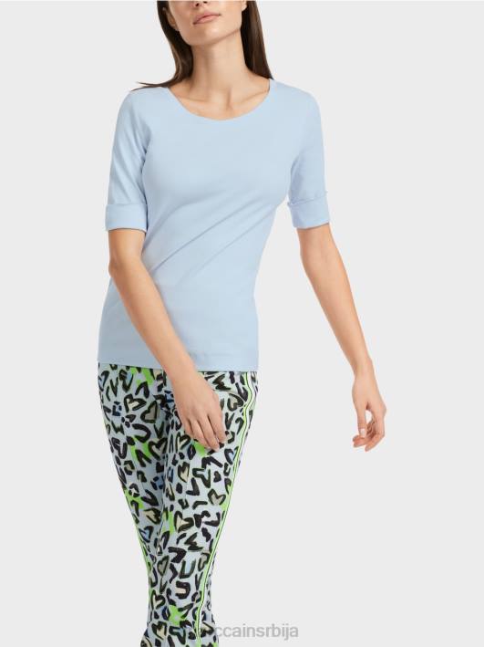 обична мајица са 3/4 рукавима Marc Cain D6881305 меки прах плаве боје одећу