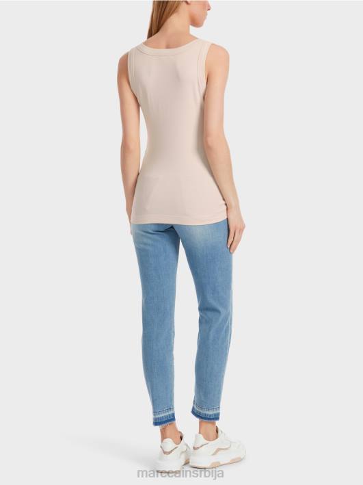 памучна ребра без рукава Marc Cain D6881235 цвет бадема одећу