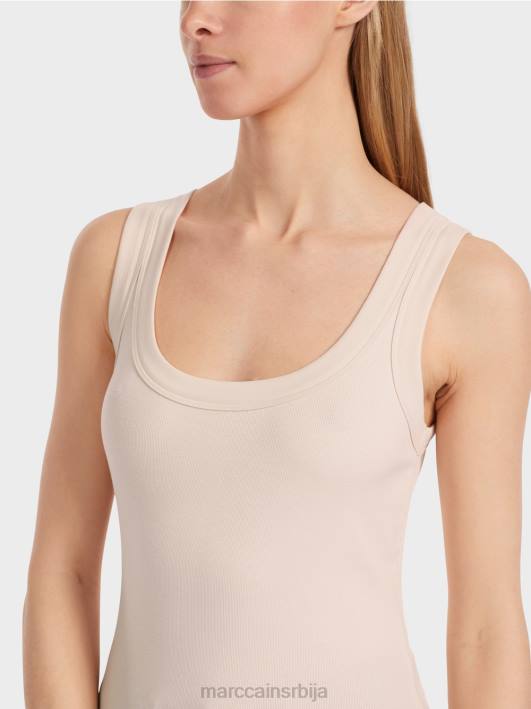 памучна ребра без рукава Marc Cain D6881235 цвет бадема одећу