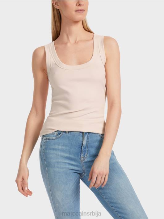 памучна ребра без рукава Marc Cain D6881235 цвет бадема одећу