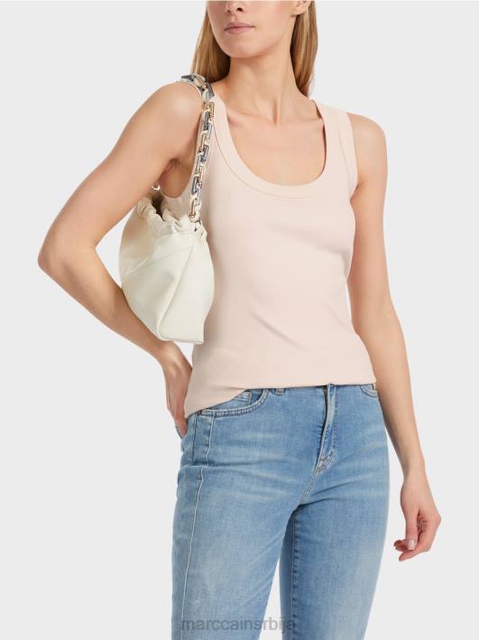 памучна ребра без рукава Marc Cain D6881235 цвет бадема одећу
