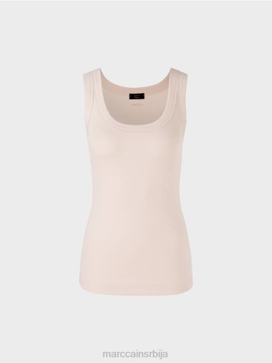 памучна ребра без рукава Marc Cain D6881235 цвет бадема одећу