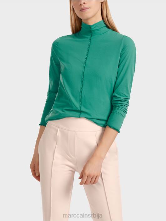 кошуља дугих рукава са стојећом крагном Marc Cain D6881237 емајл одећу