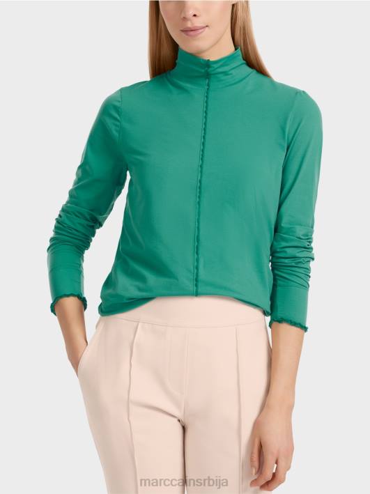 кошуља дугих рукава са стојећом крагном Marc Cain D6881237 емајл одећу