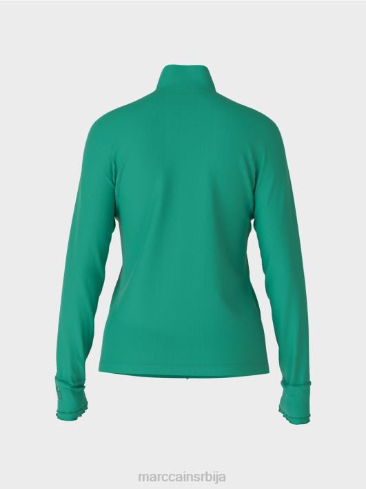 кошуља дугих рукава са стојећом крагном Marc Cain D6881237 емајл одећу