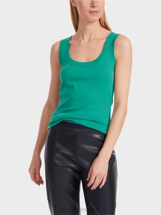 памучна ребра без рукава Marc Cain D6881242 емајл одећу