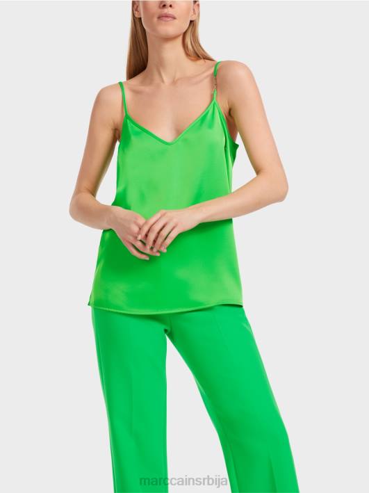 врх са витким ланцем Marc Cain D6881246 тамно зелена јабука одећу