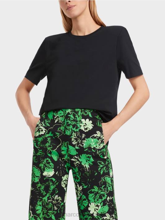 мајица кутијастог кроја Marc Cain D6881247 црн одећу