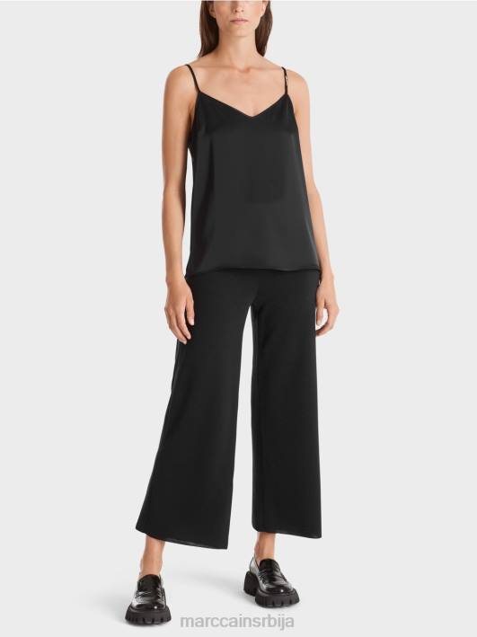 врх са витким ланцем Marc Cain D6881248 црн одећу