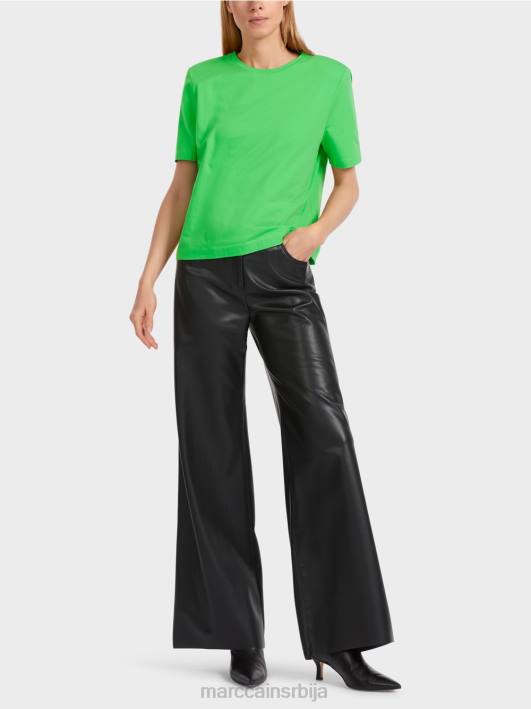 мајица кутијастог кроја Marc Cain D6881249 тамно зелена јабука одећу