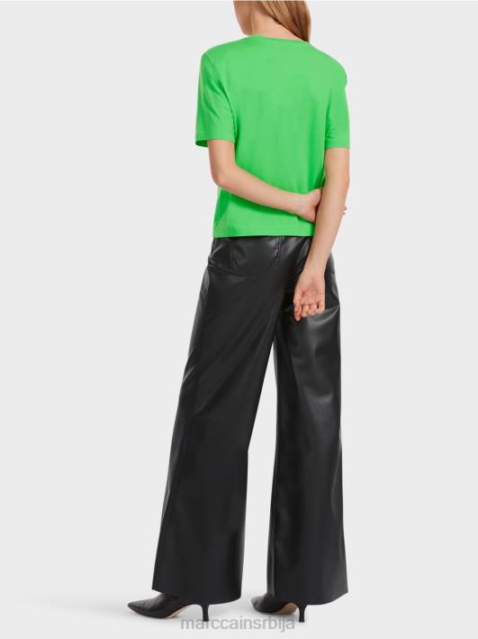 мајица кутијастог кроја Marc Cain D6881249 тамно зелена јабука одећу