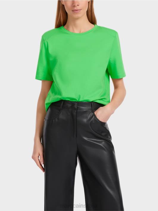 мајица кутијастог кроја Marc Cain D6881249 тамно зелена јабука одећу