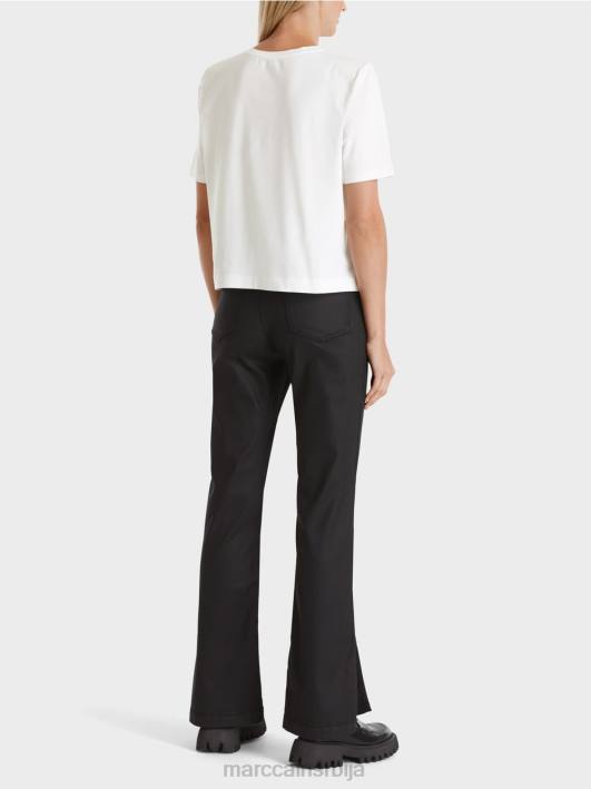 мајица кутијастог кроја Marc Cain D6881250 бео одећу