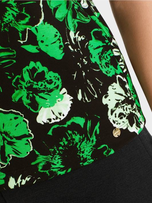 растезљива памучна кошуља Marc Cain D6881254 тамно зелена јабука одећу