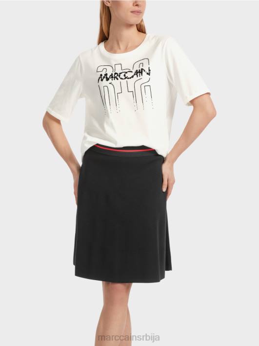 мајица са апликацијом Marc Cain D6881265 прљаво бело одећу