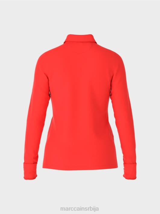 поло мајица у ребрастом дресу Marc Cain D6881271 цампари одећу