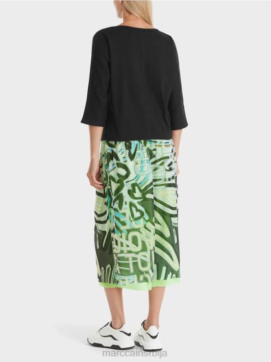 горњи део са деколтеом Marc Cain D6881272 црн одећу