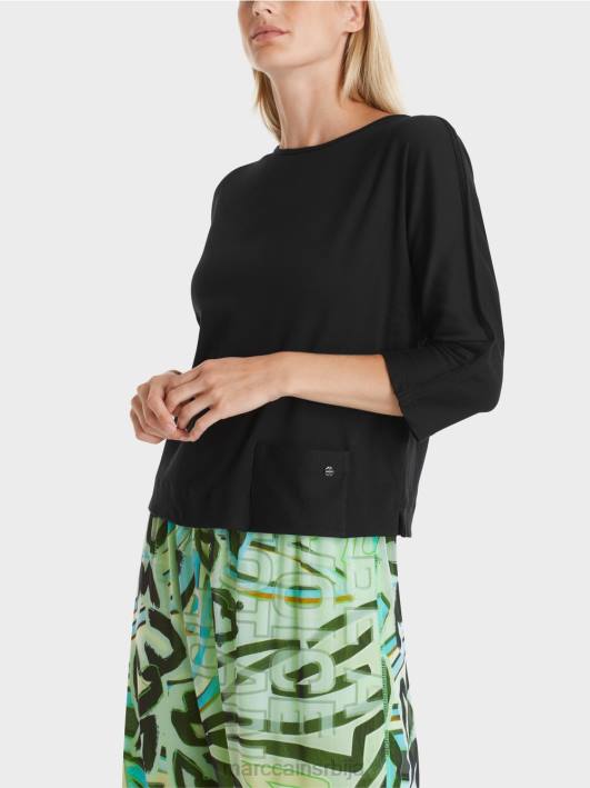 горњи део са деколтеом Marc Cain D6881272 црн одећу