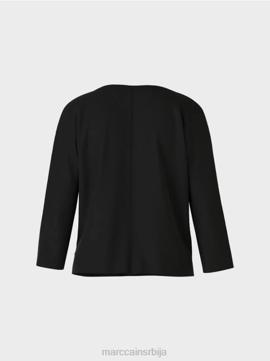 горњи део са деколтеом Marc Cain D6881272 црн одећу