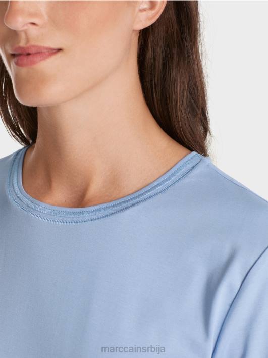 мајица са широким округлим изрезом Marc Cain D6881274 тамно летње небо одећу