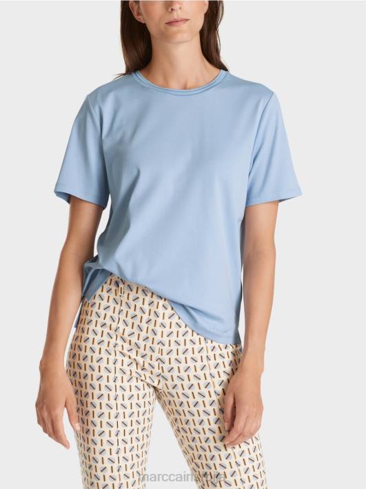 мајица са широким округлим изрезом Marc Cain D6881274 тамно летње небо одећу