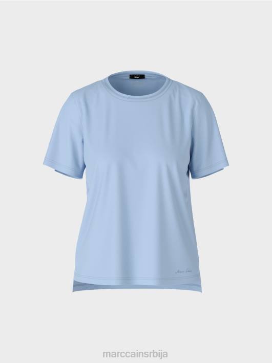 мајица са широким округлим изрезом Marc Cain D6881274 тамно летње небо одећу