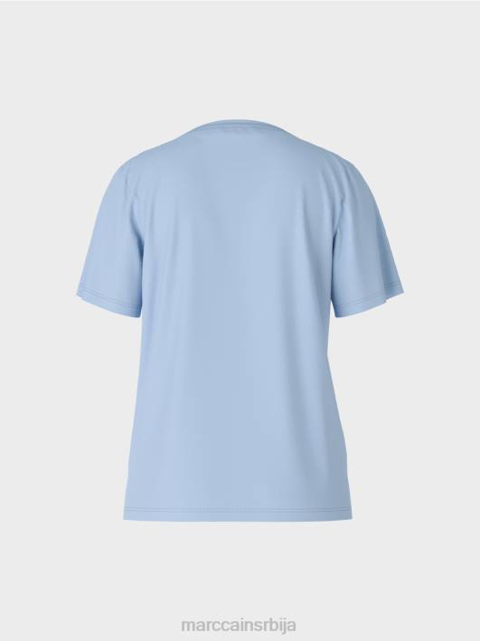 мајица са широким округлим изрезом Marc Cain D6881274 тамно летње небо одећу