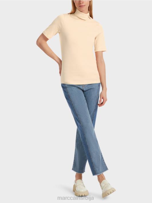 мајица са рол изрезом Marc Cain D6881282 тамна крема одећу