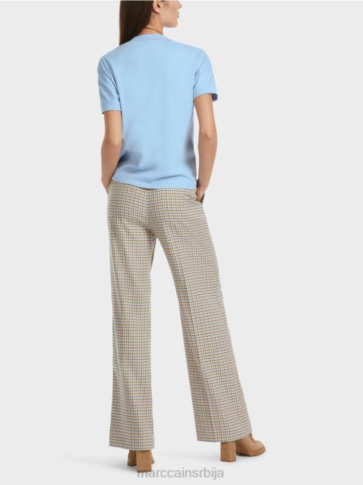 мајица са крагном од перли Marc Cain D6881284 тамно летње небо одећу