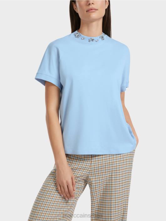 мајица са крагном од перли Marc Cain D6881284 тамно летње небо одећу