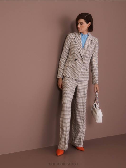 мајица са крагном од перли Marc Cain D6881284 тамно летње небо одећу