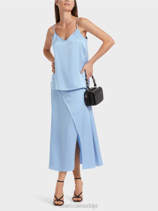 врх са витким ланцем Marc Cain D6881289 тамно летње небо одећу