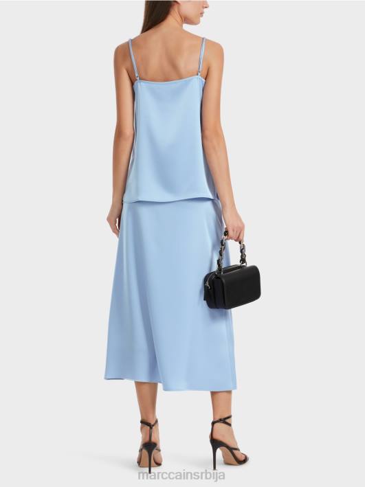 врх са витким ланцем Marc Cain D6881289 тамно летње небо одећу