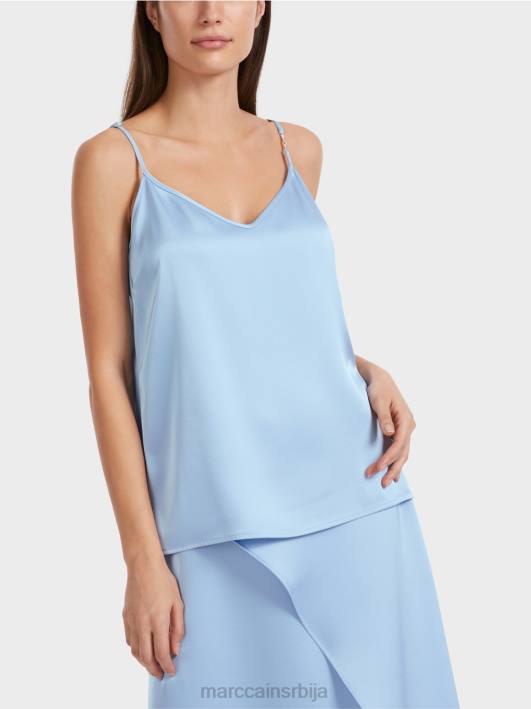врх са витким ланцем Marc Cain D6881289 тамно летње небо одећу