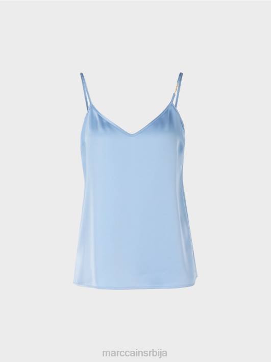 врх са витким ланцем Marc Cain D6881289 тамно летње небо одећу