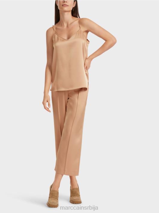 врх са витким ланцем Marc Cain D6881290 светла карамела одећу