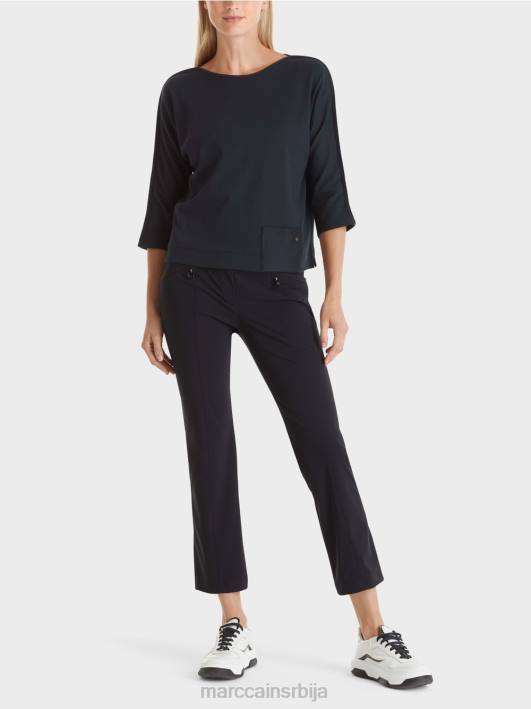 горњи део са деколтеом Marc Cain D6881292 поноћно плава одећу