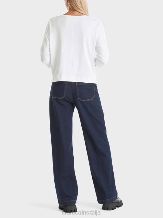 горњи део са деколтеом Marc Cain D6881293 бео одећу