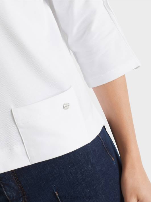 горњи део са деколтеом Marc Cain D6881293 бео одећу