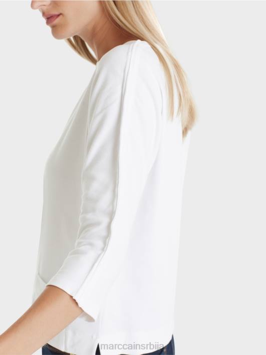 горњи део са деколтеом Marc Cain D6881293 бео одећу