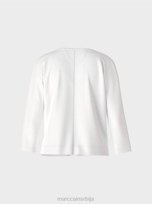 горњи део са деколтеом Marc Cain D6881293 бео одећу