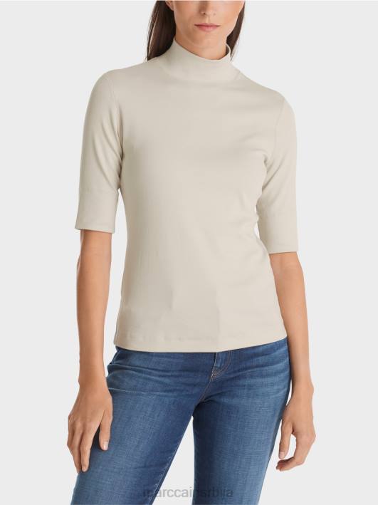 кошуља са стојећом крагном и -рукавима Marc Cain D6881312 мека месечева стена одећу