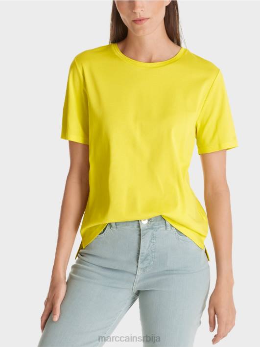 мајица са широким округлим изрезом Marc Cain D6881313 меки лимун одећу