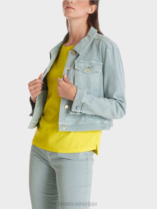 мајица са широким округлим изрезом Marc Cain D6881313 меки лимун одећу